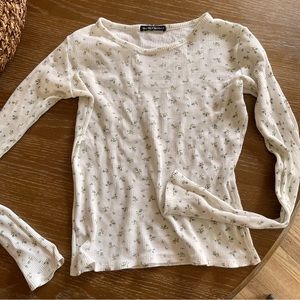 brandy melville floral thermal!